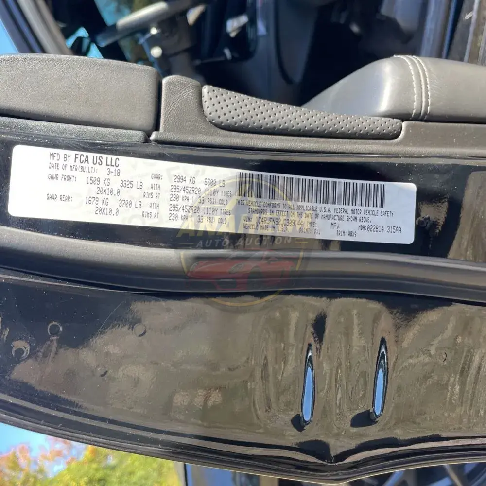 2018 Jeep Grand Cherokee Trackhawk