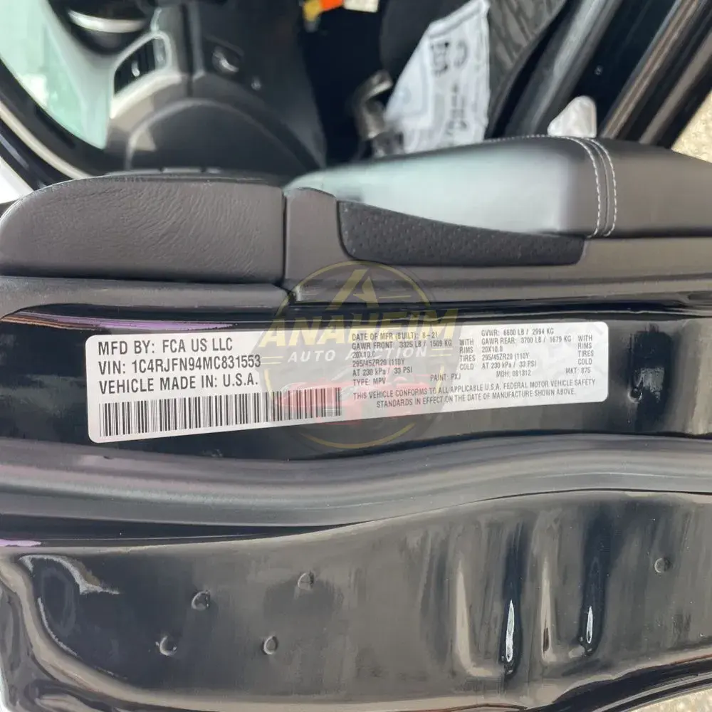 2021 Jeep Grand Cherokee Trackhawk