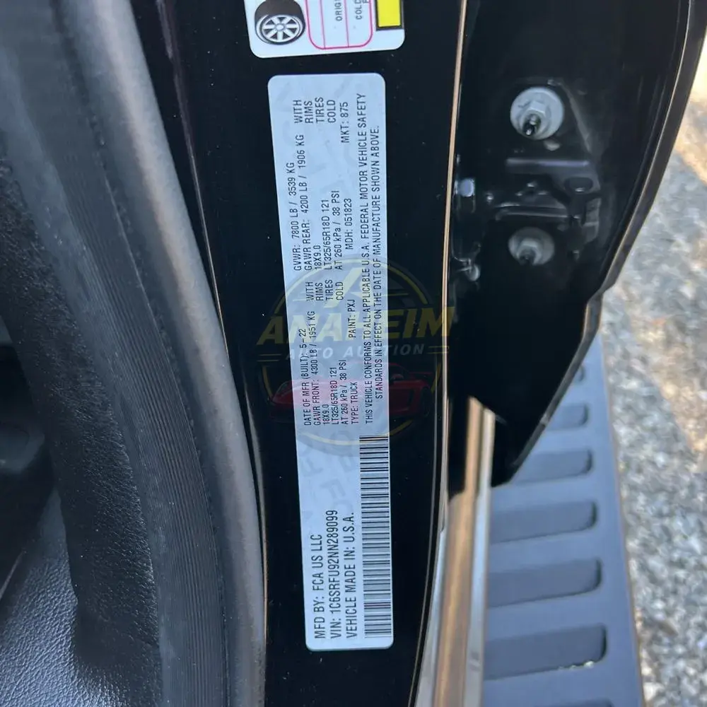 2022 Ram 1500 TRX