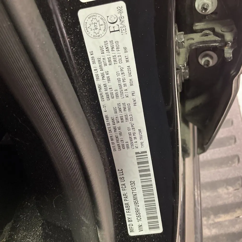 2021 Ram 1500 TRX