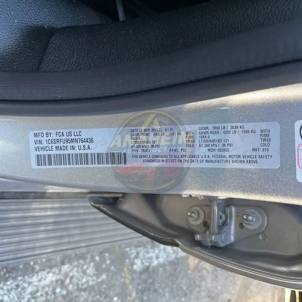 2021 Ram 1500 TRX