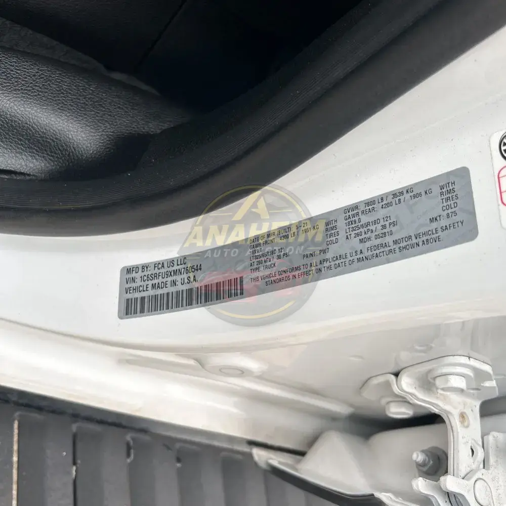 2021 Ram 1500 TRX