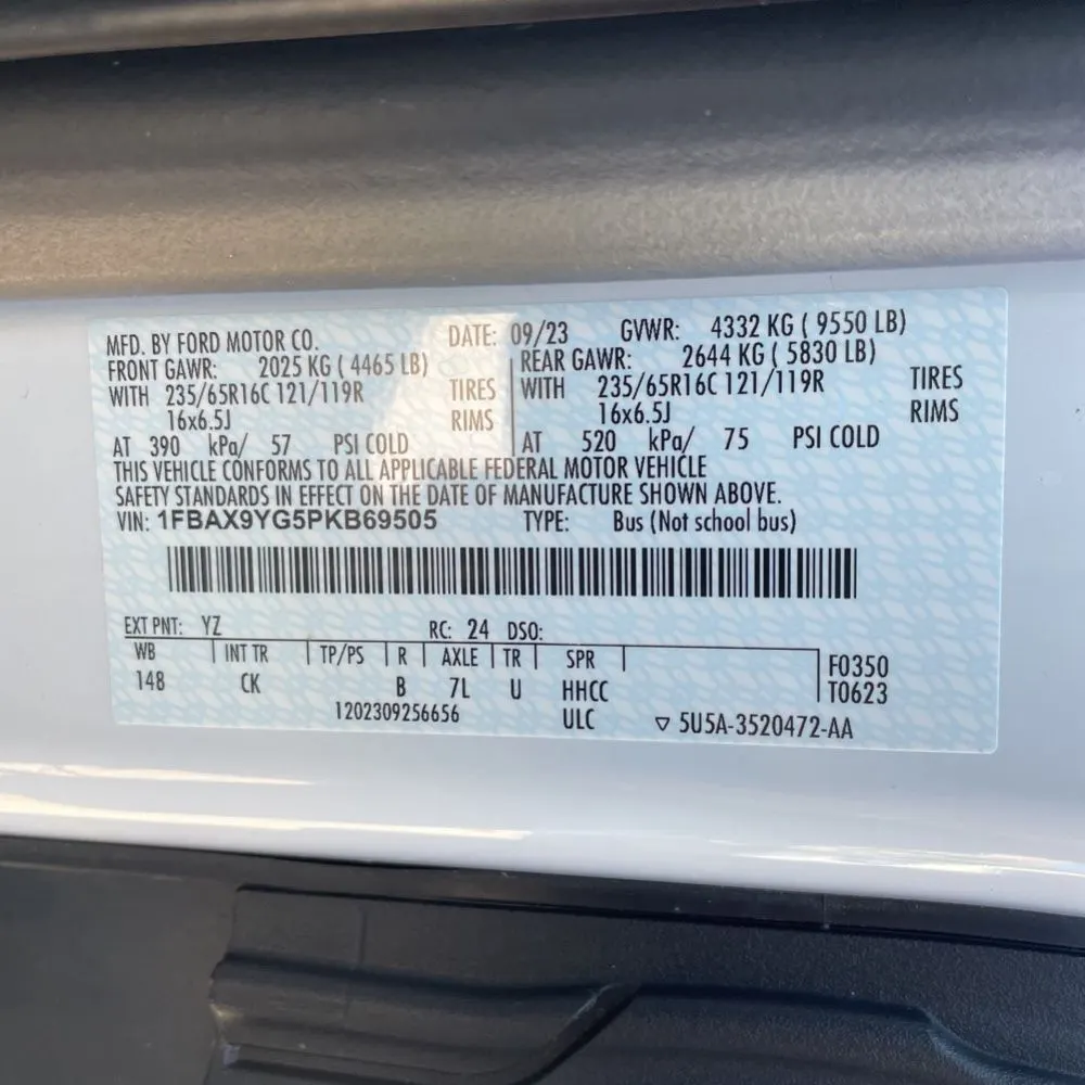 2023 Ford Transit 350 XLT