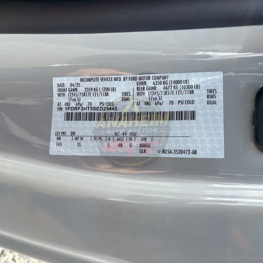 2025 Ford S/D C/C F350 XL