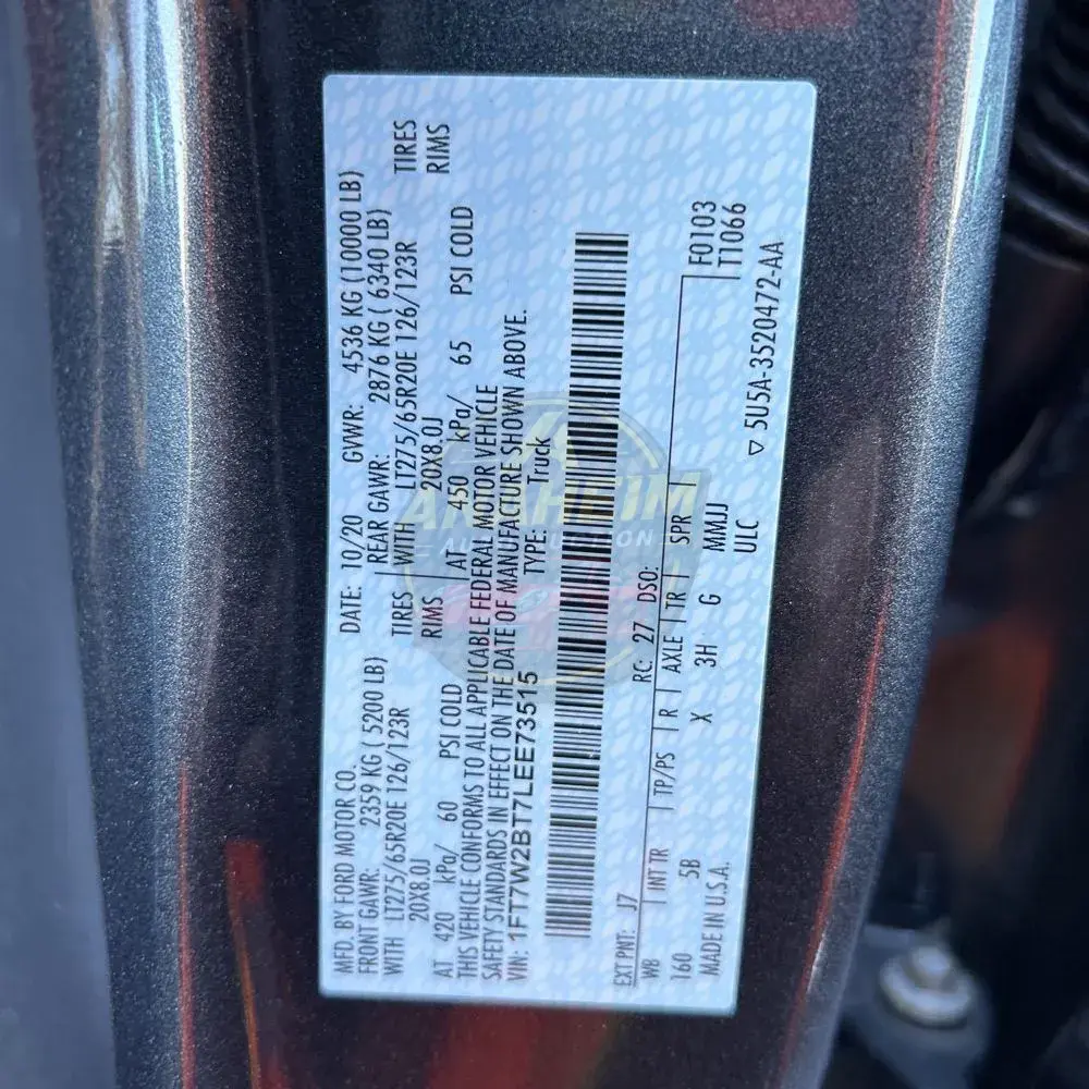 2020 Ford F-250 Super Duty Lariat