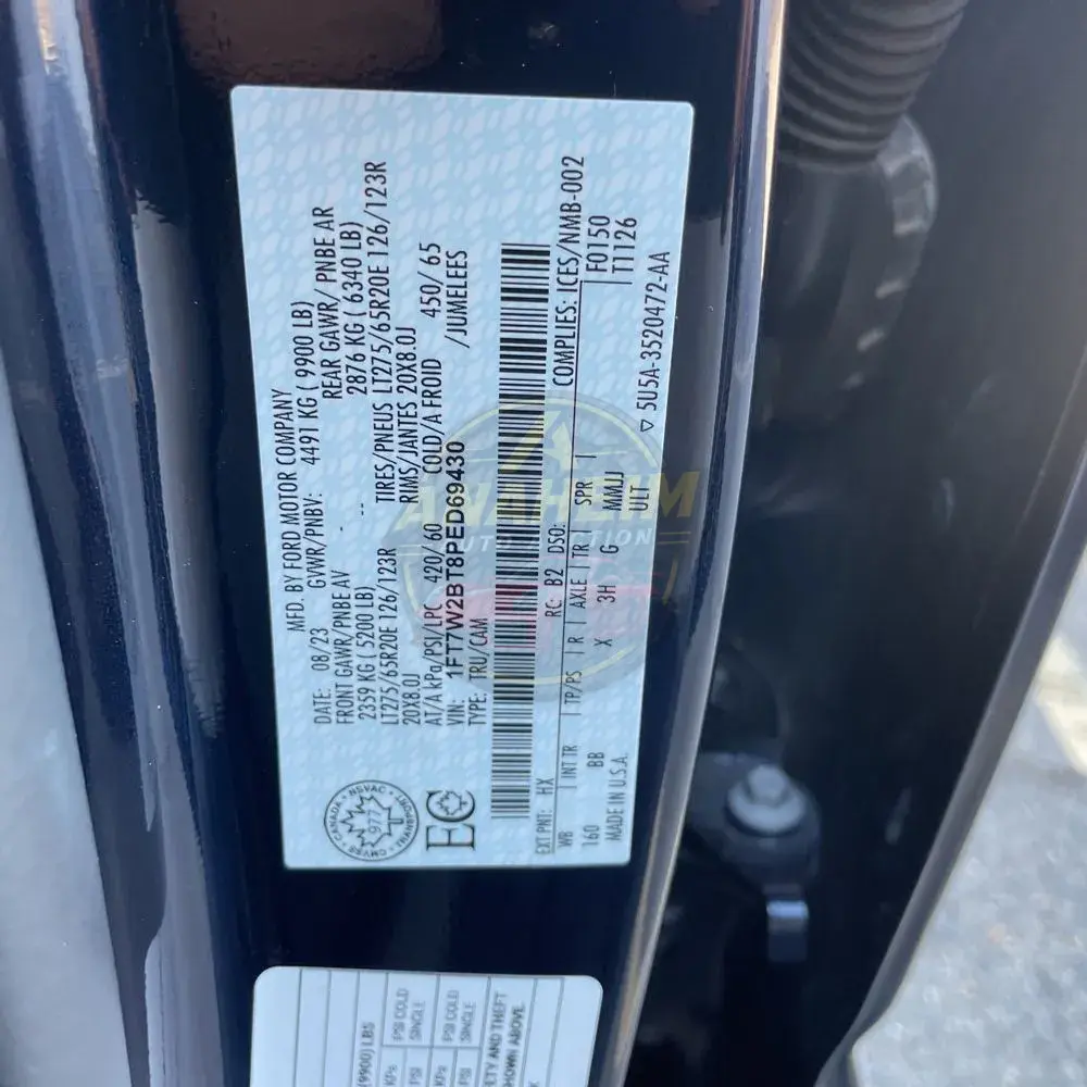 2023 Ford F250 S/D Platinum