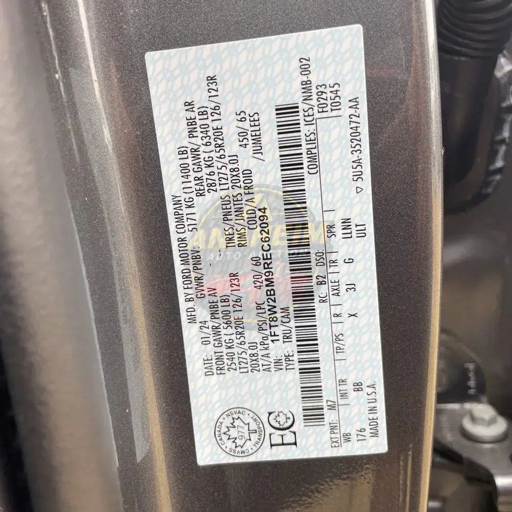 2024 Ford F250 S/D Platinum