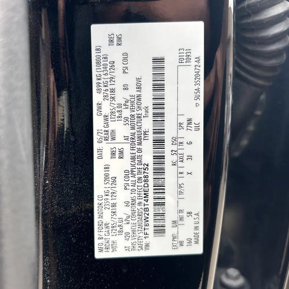 2021 Ford F-250 Super Duty Lariat