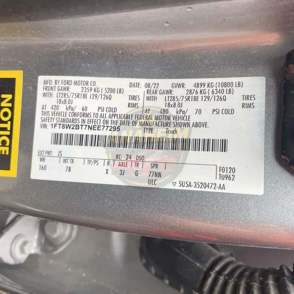 2022 Ford F-250 Super Duty Platinum