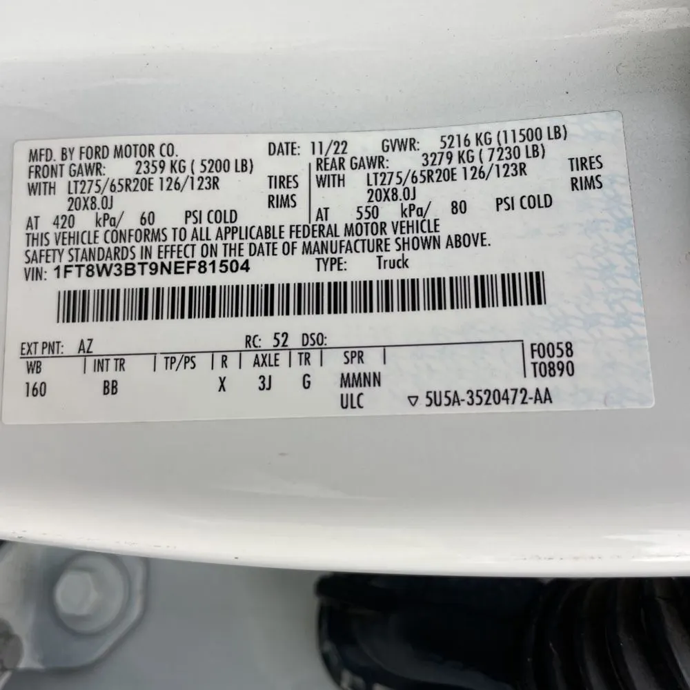 2022 Ford F-350 Super Duty Platinum