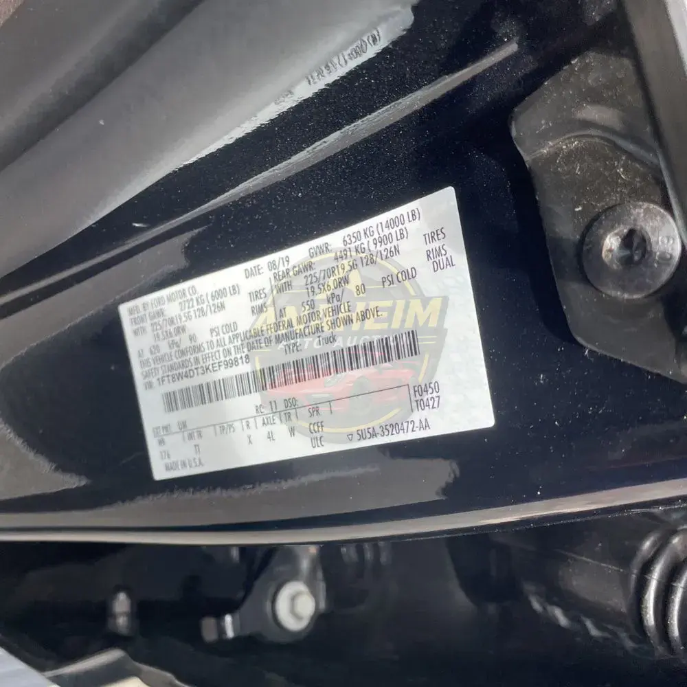 2019 Ford F-450 Super Duty Limited