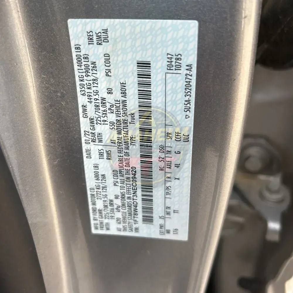 2022 Ford F-450 Super Duty Limited