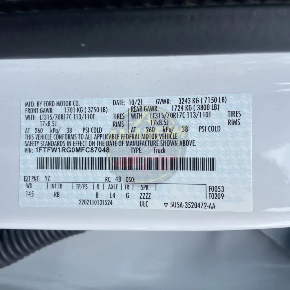 2021 Ford F-150 Raptor