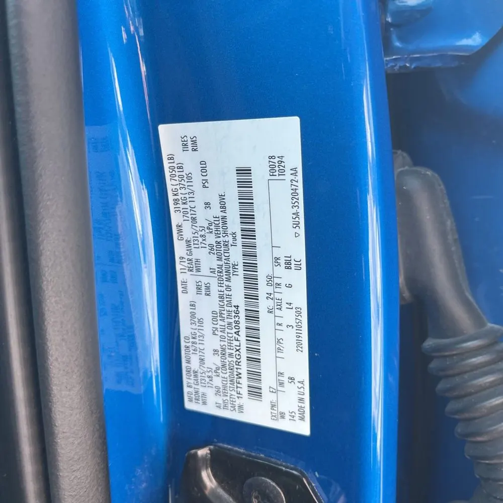 2020 Ford F-150 Raptor