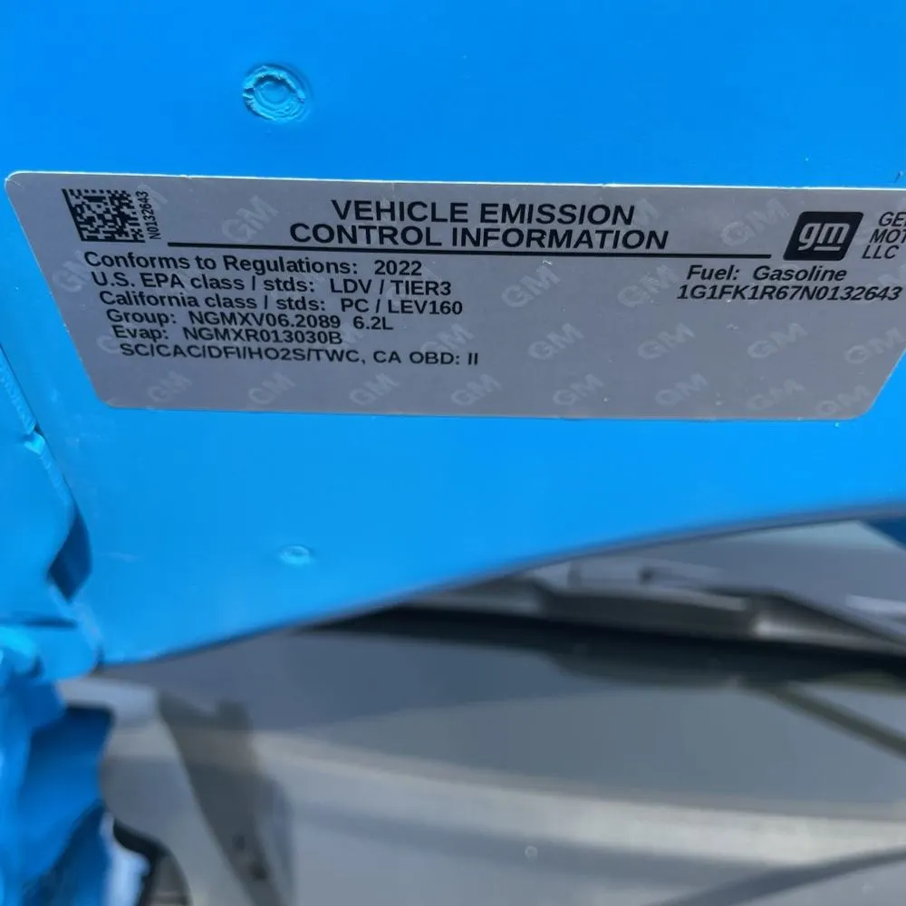 2022 Chevrolet Camaro ZL1