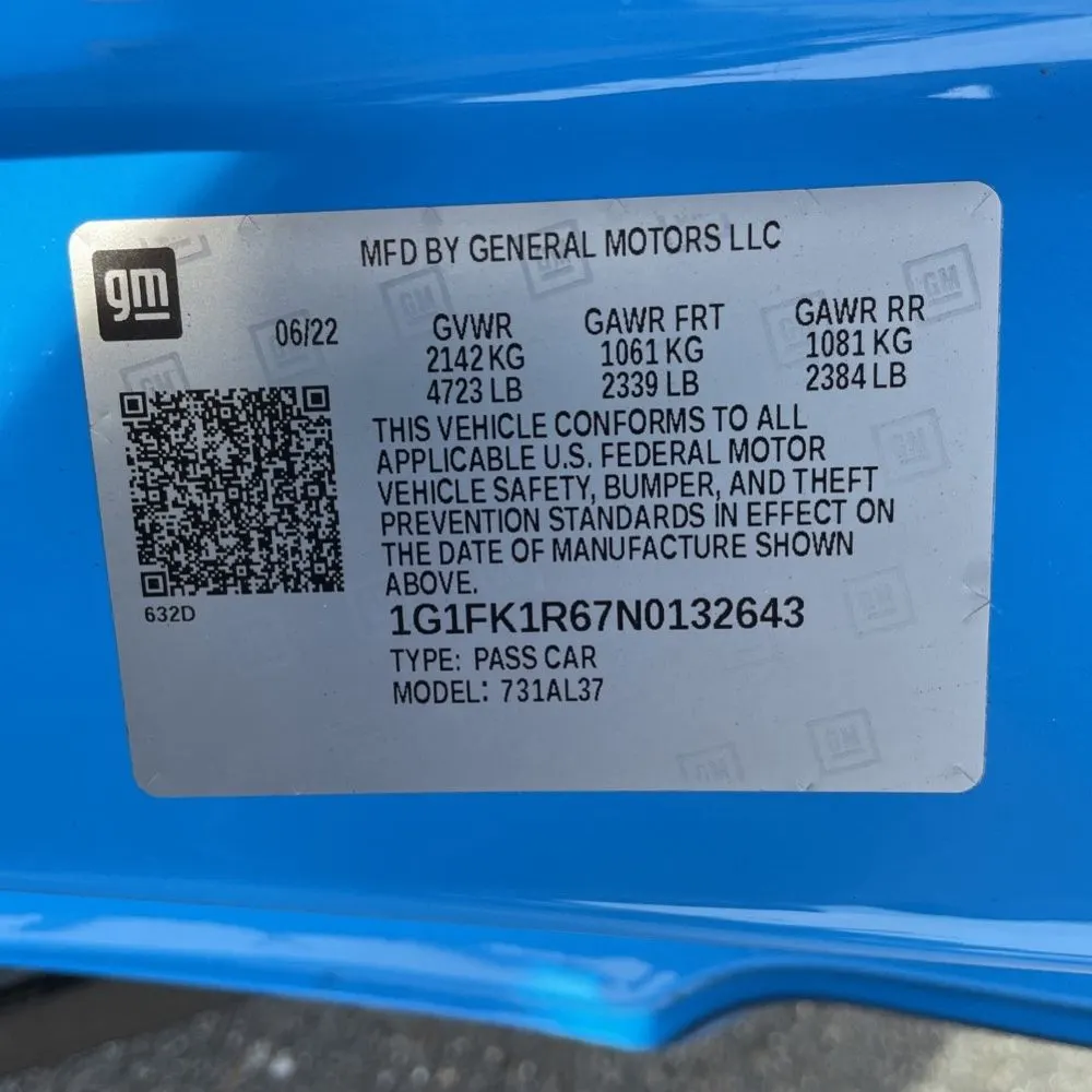 2022 Chevrolet Camaro ZL1