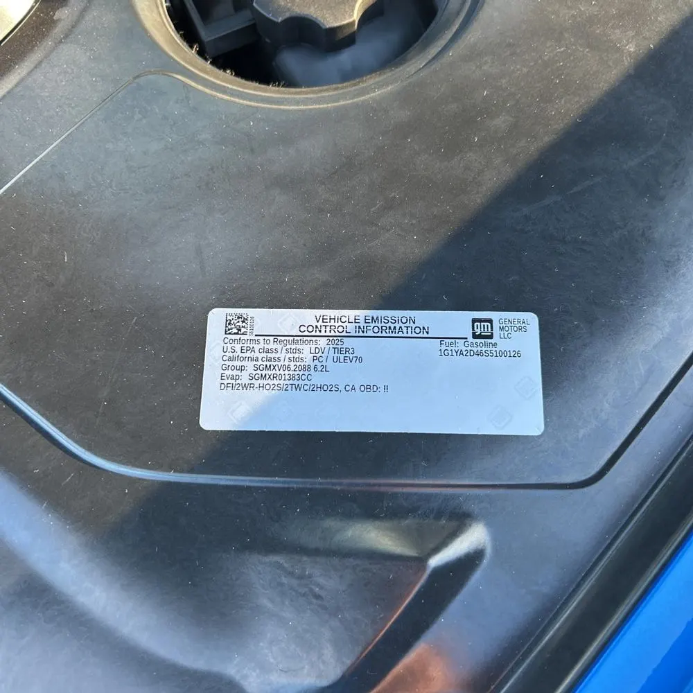 2025 Chevrolet Corvette Stingray