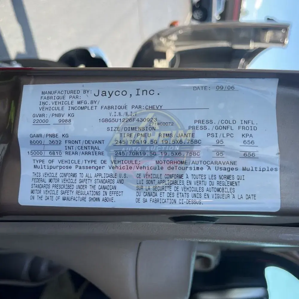 2006 Chevrolet C5500 Jayco Seneca ZX