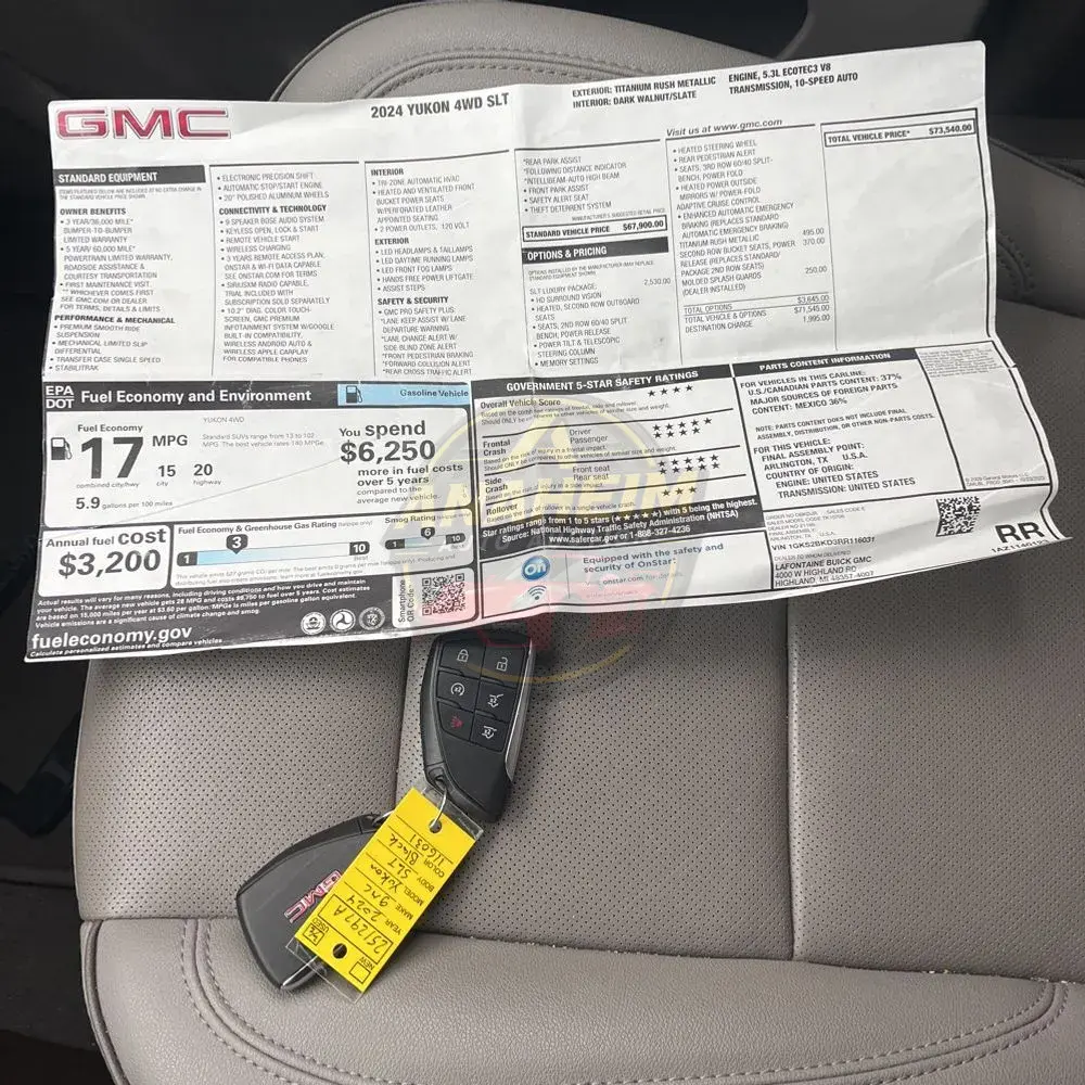 2024 GMC Yukon SLT