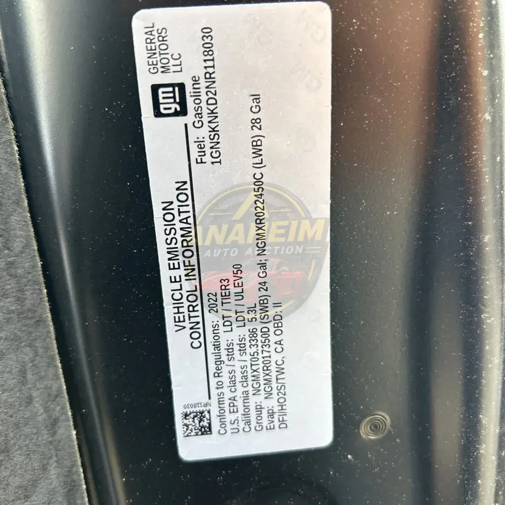 2022 Chevrolet Tahoe LT