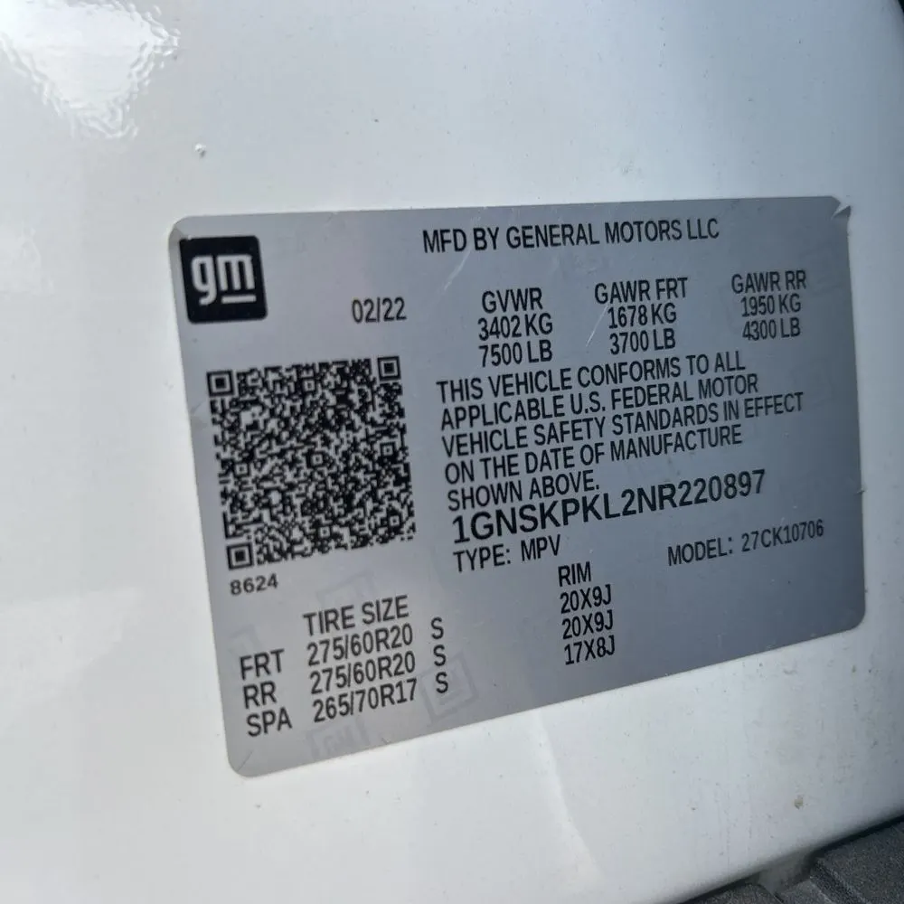 2022 Chevrolet Tahoe Z71