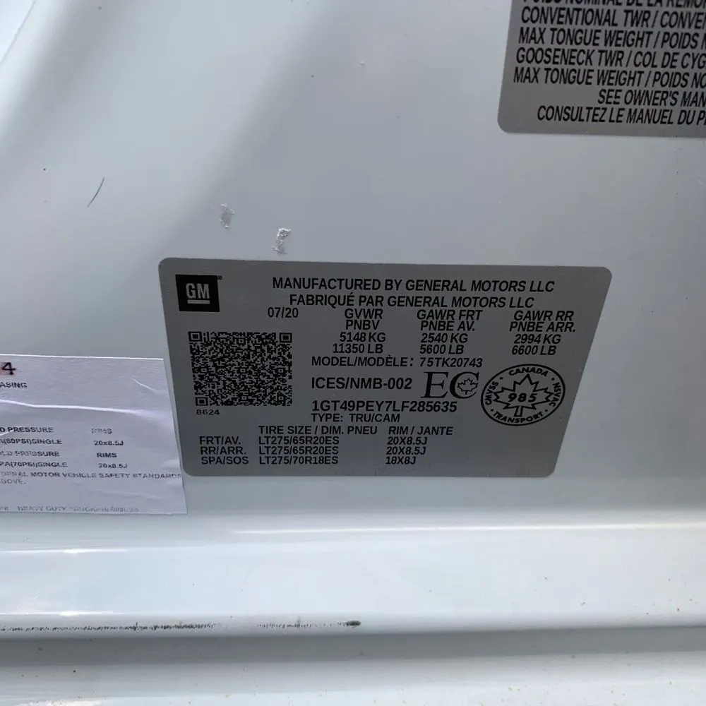 2020 GMC Sierra 2500 AT4