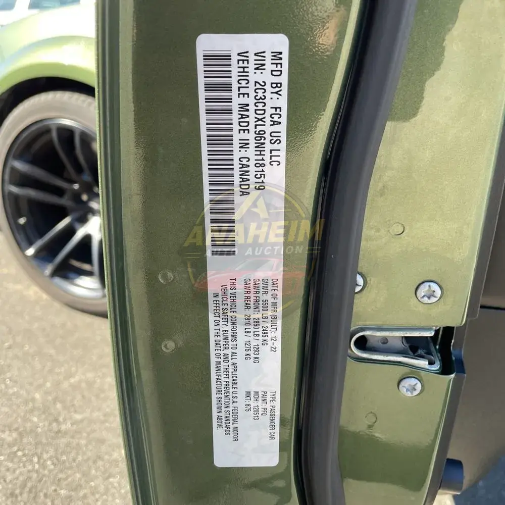 2022 Dodge Charger SRT Hellcat