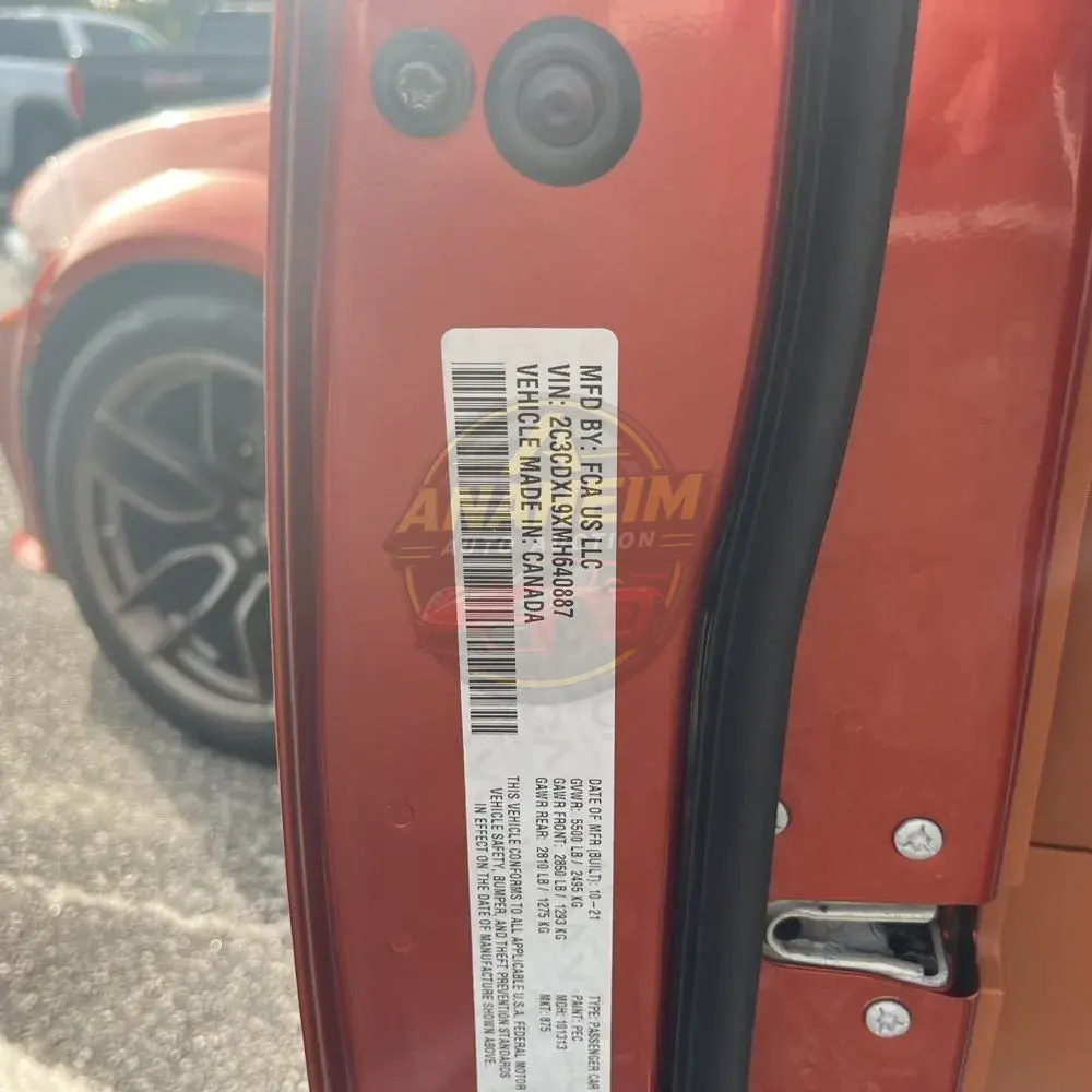 2021 Dodge Charger SRT Hellcat