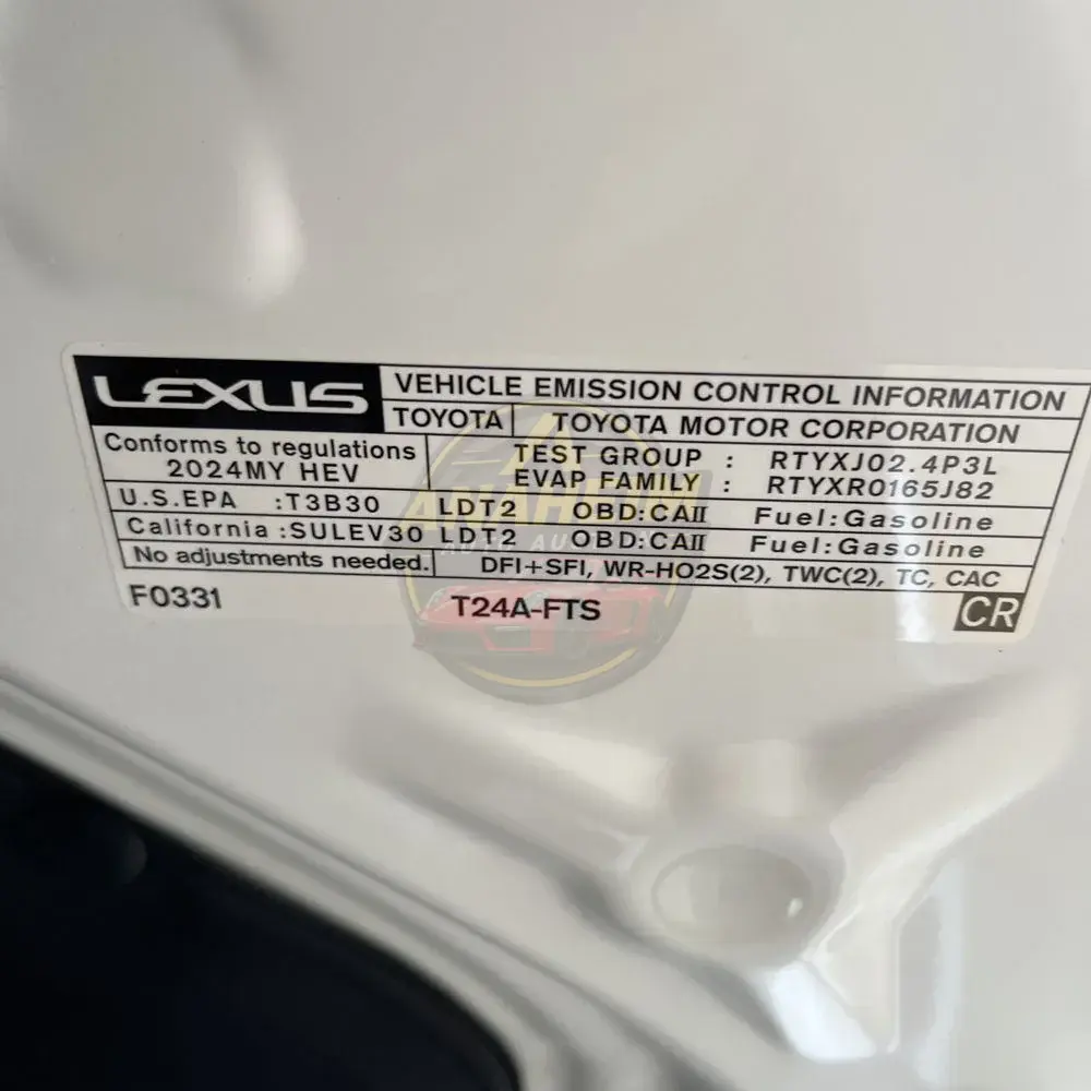 2024 Lexus RX 500h F SPORT Performance
