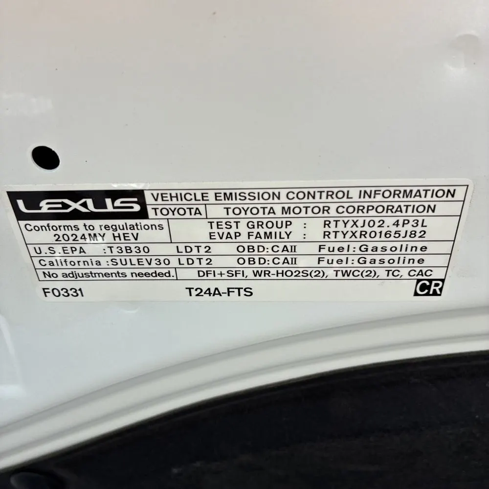 2024 Lexus RX 500h F SPORT Performance