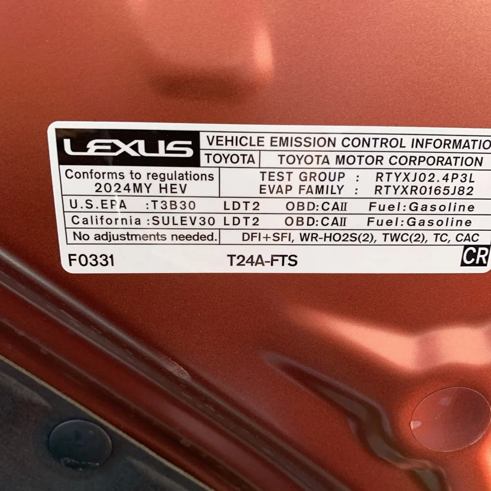 2024 Lexus RX 500h F SPORT Performance
