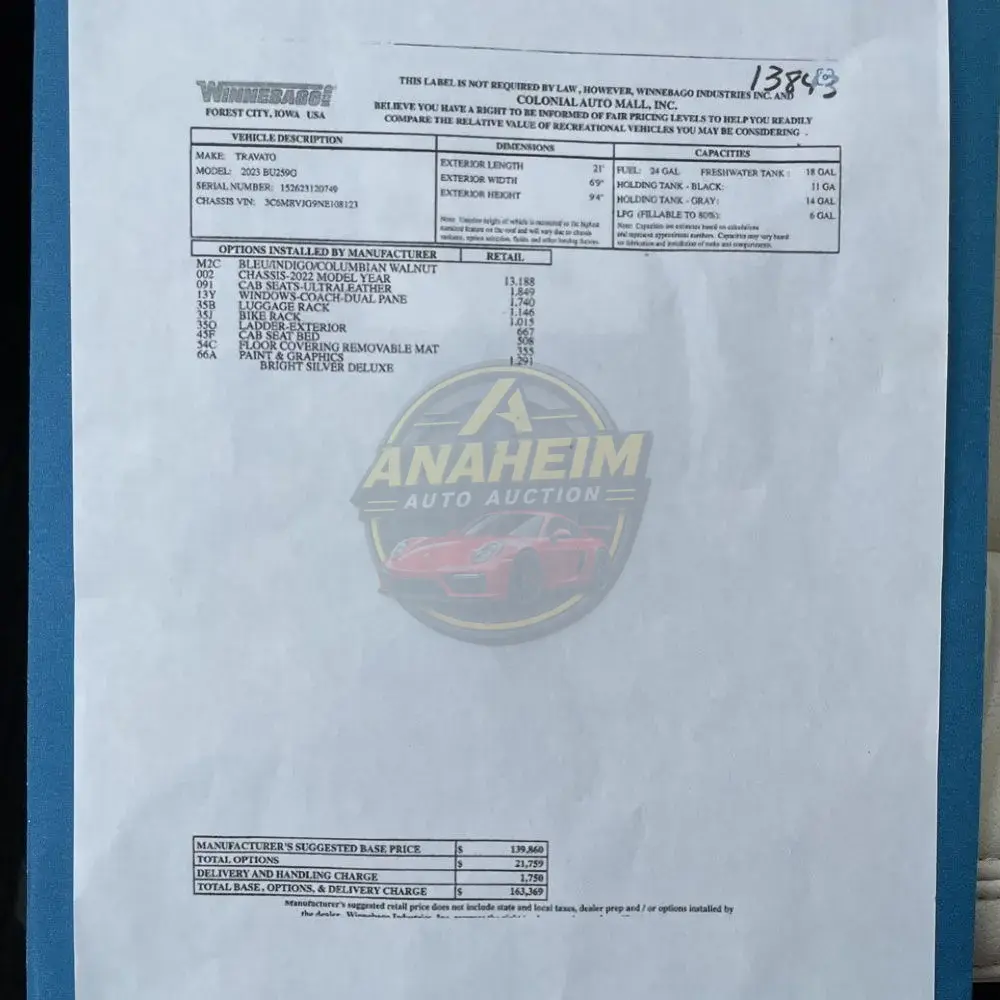 2022 Ram ProMaster 3500 159 WB