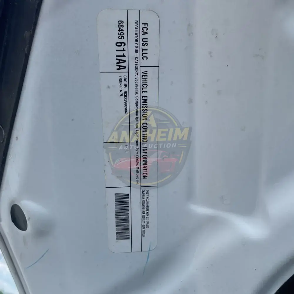 2022 Ram Commercial Tradesman CA60-84 CREW CAB/CHASSIS 4X4 6.7L