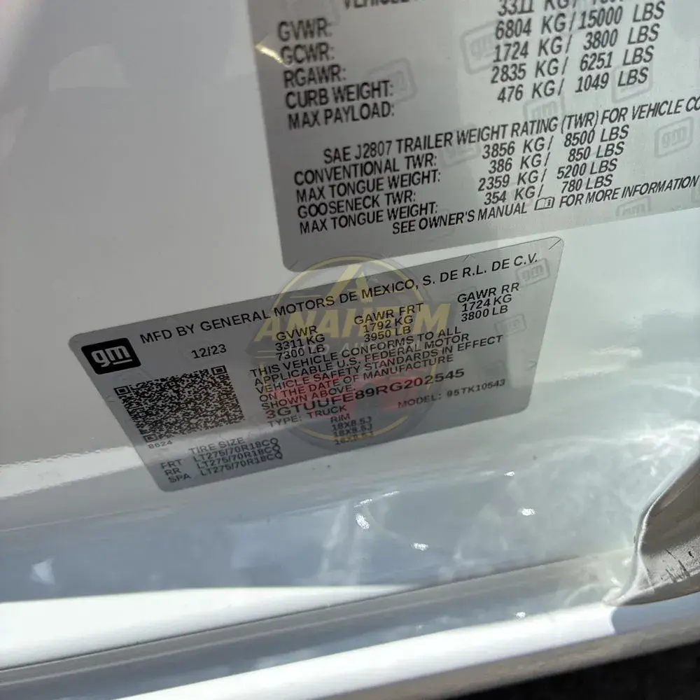 2024 GMC Sierra 1500 AT4X