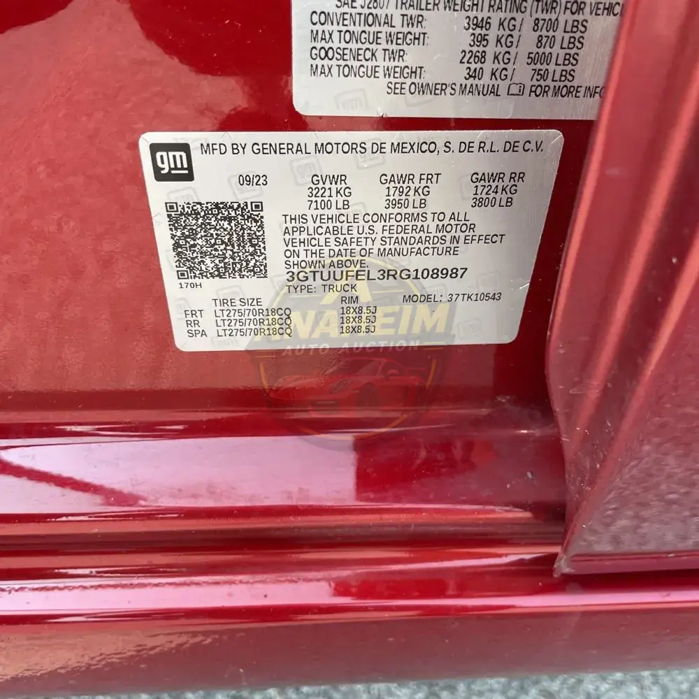 2024 GMC Sierra 1500 AT4X