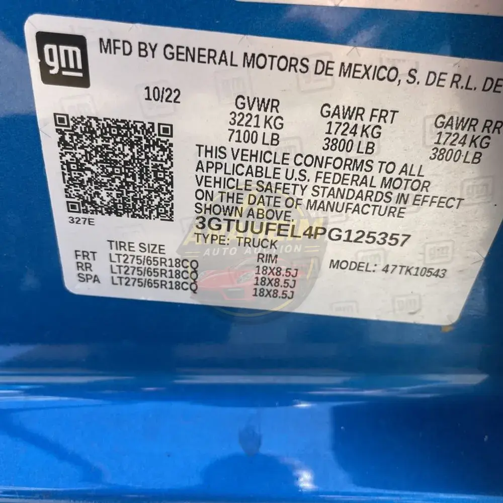 2023 GMC Sierra 1500 AT4X