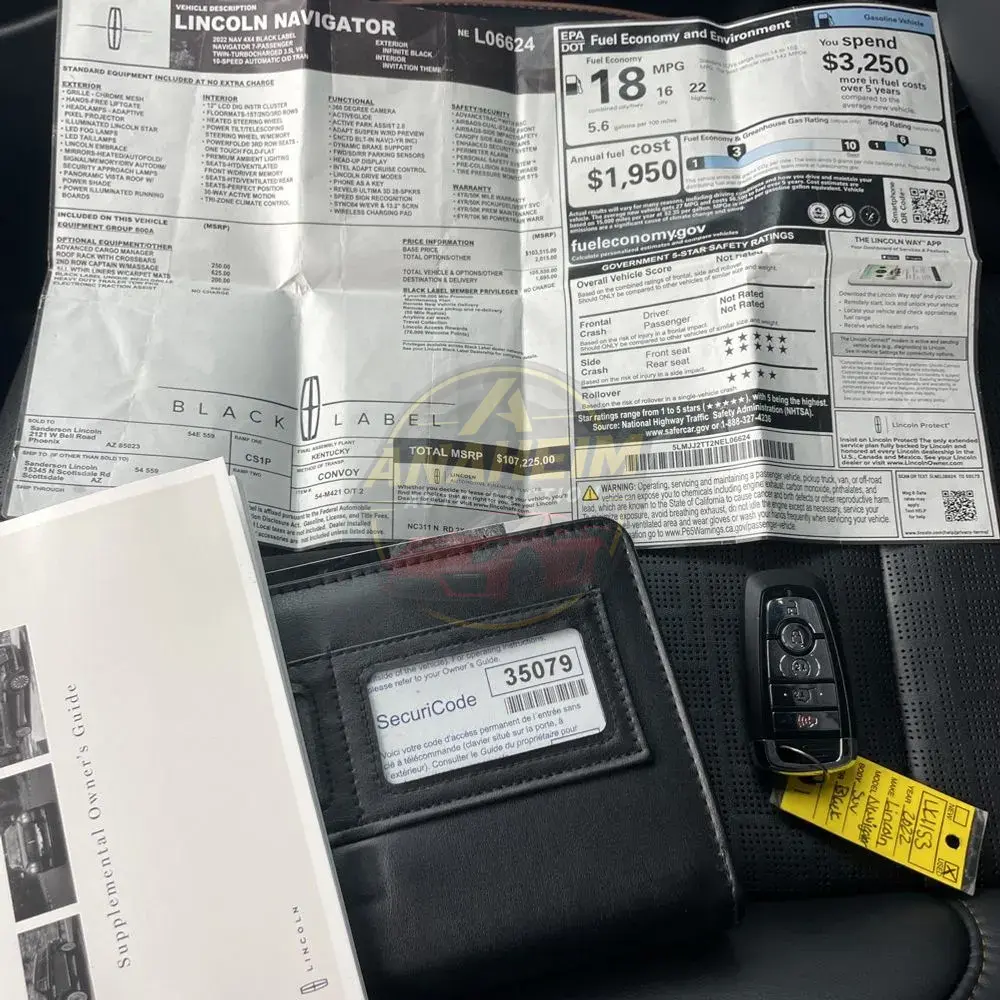 2022 Lincoln Navigator Black Label