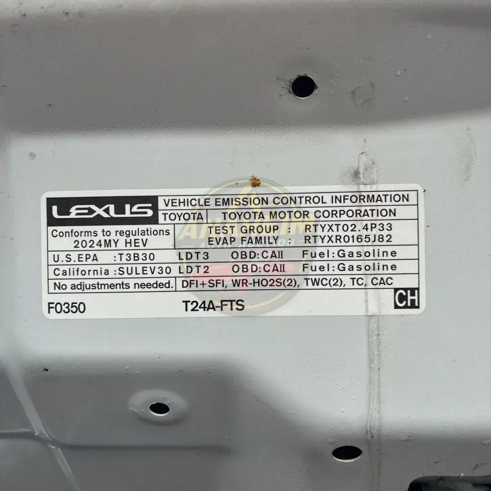 2024 Lexus TX 500h F SPORT Performance Luxury