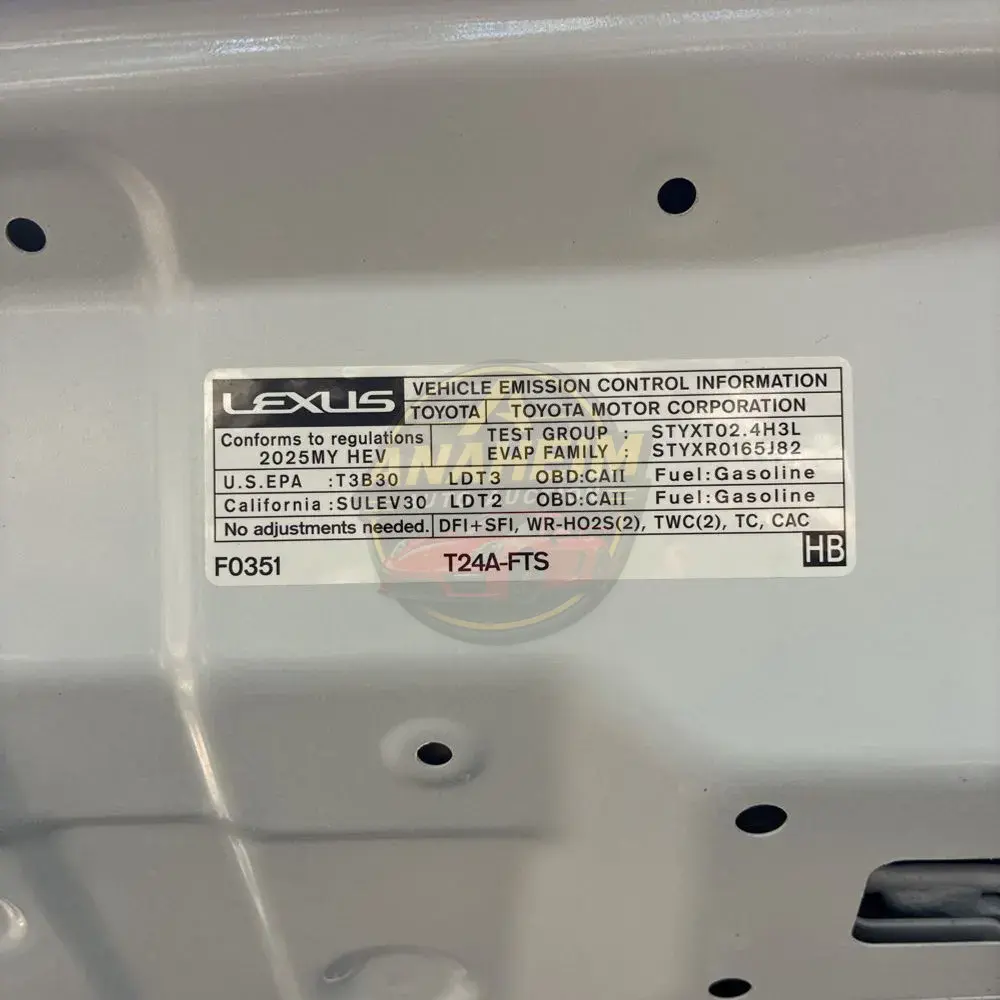 2025 Lexus TX 500h F SPORT Performance Premium