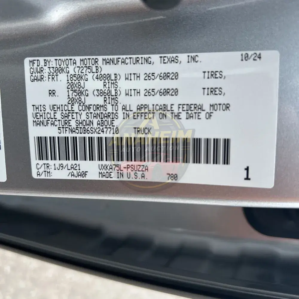 2025 Toyota Tundra Platinum