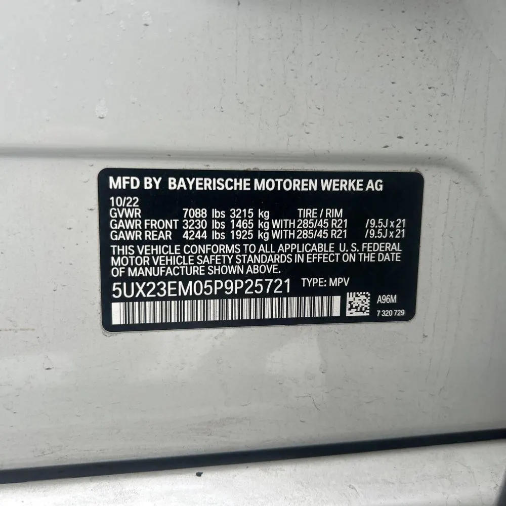 2023 BMW X7 XDrive40i