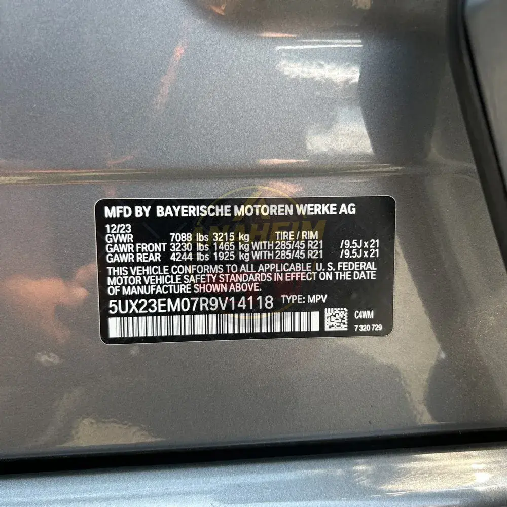 2024 BMW X7 XDrive40i