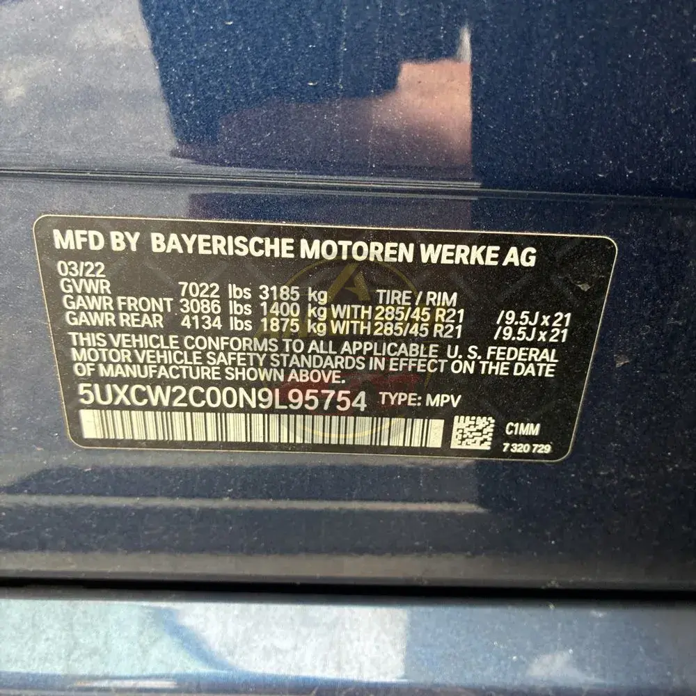 2022 BMW X7 XDrive40i