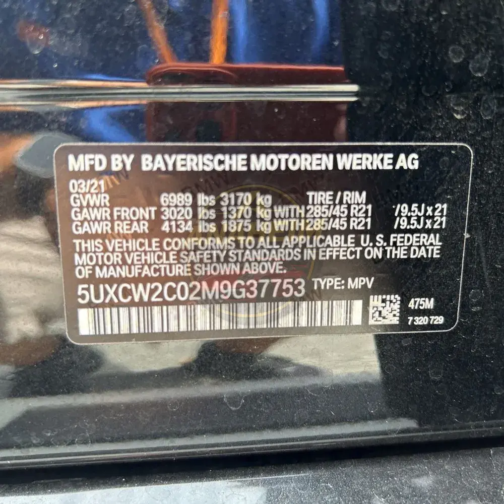 2021 BMW X7 XDrive40i