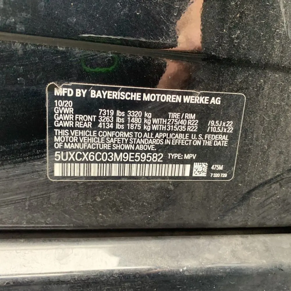 2021 BMW X7 M50i