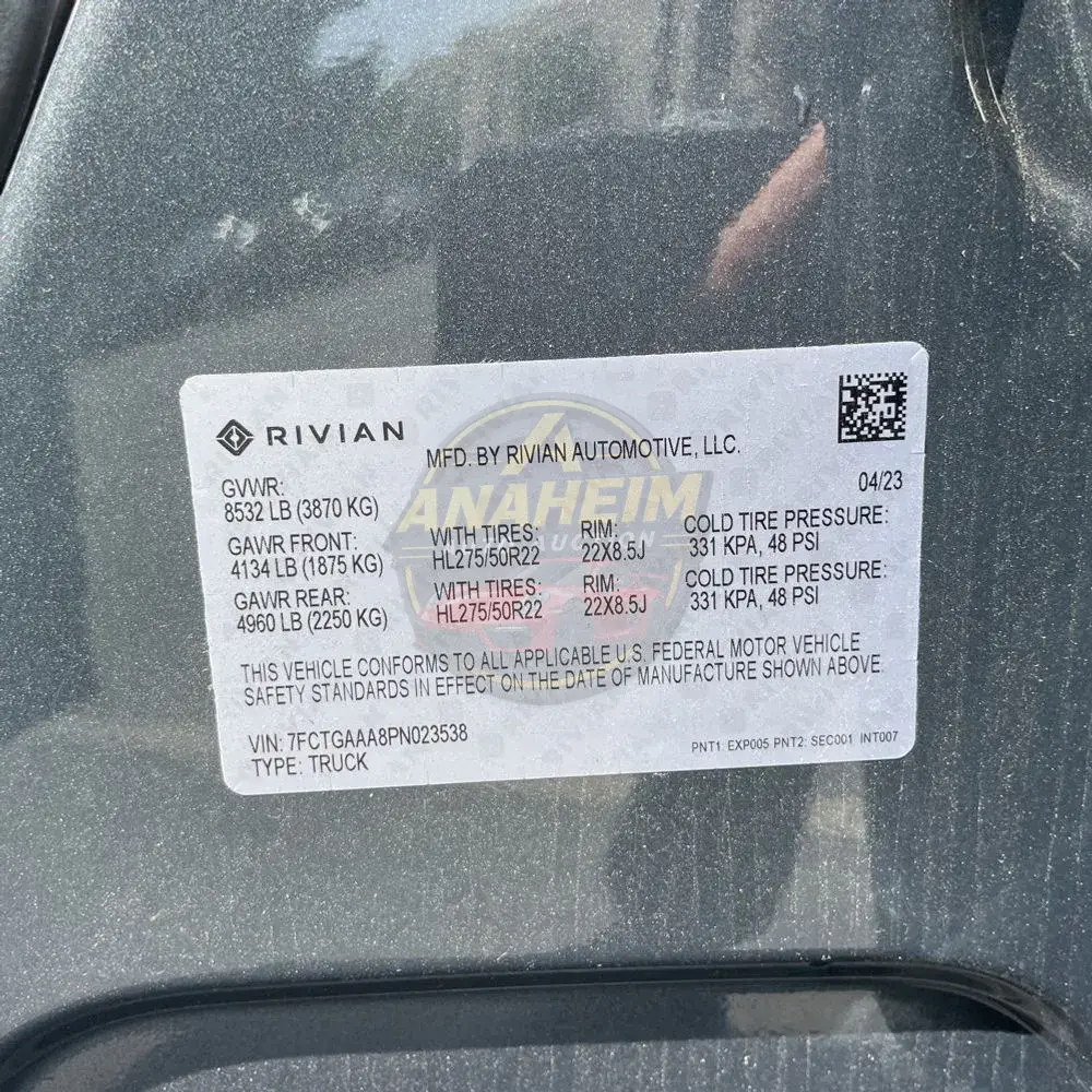 2023 Rivian R1T Adventure Quad-Motor