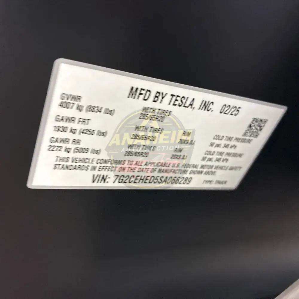 2025 Tesla Cybertruck Base