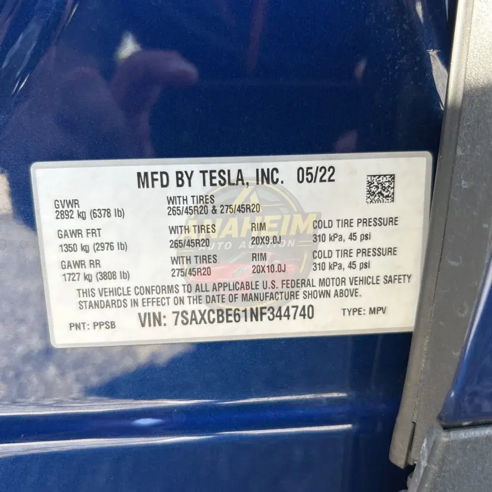 2022 Tesla Model X Plaid