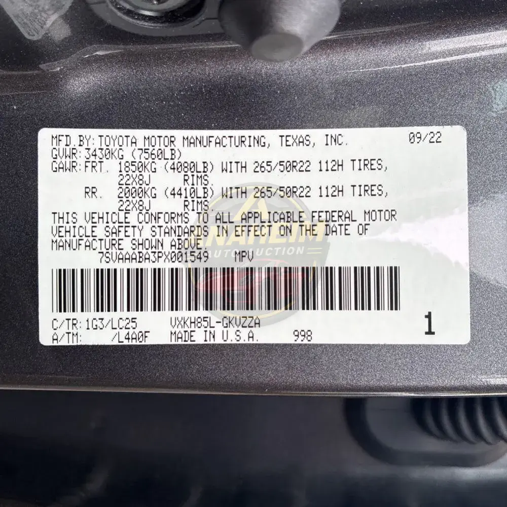 2023 Toyota Sequoia Capstone