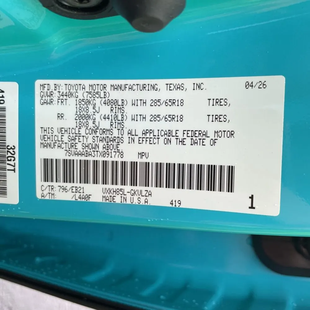 2026 Toyota Sequoia TRD Pro